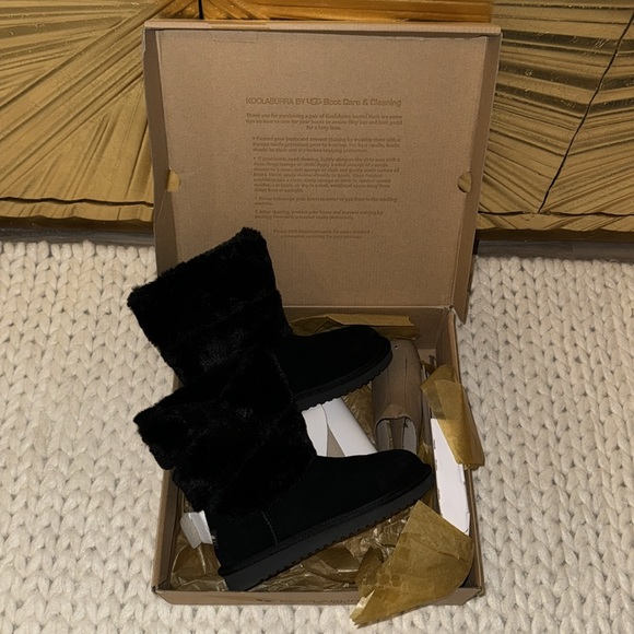 Koolaburra Shoes - KOOLABURRA BY UGG BLACK BOOTS SIZE 5